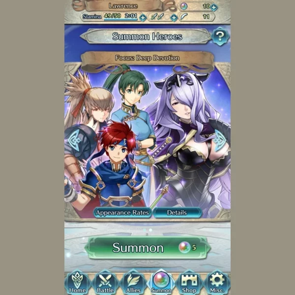 Nintendo Fire Emblem Heroes