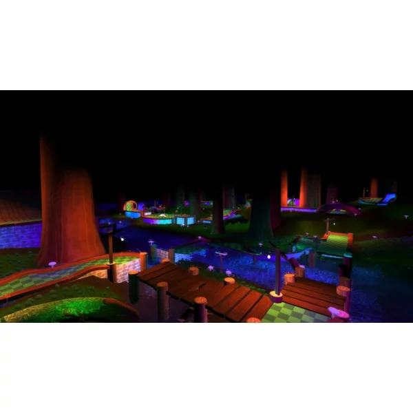 Blacklight Interactive Golf With Your Friends