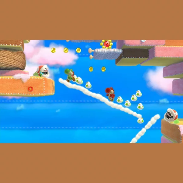 Nintendo Yoshi's Woolly World, Mario