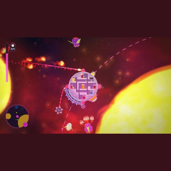 Asteroid Base Lovers in a Dangerous Spacetime