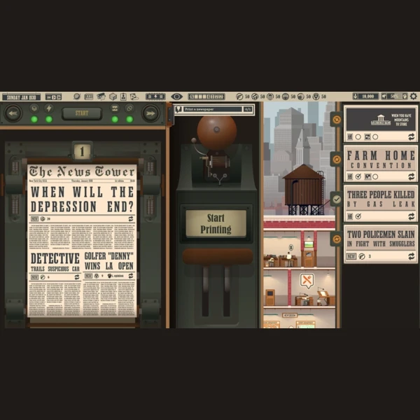 Twin Sails Interactive News Tower