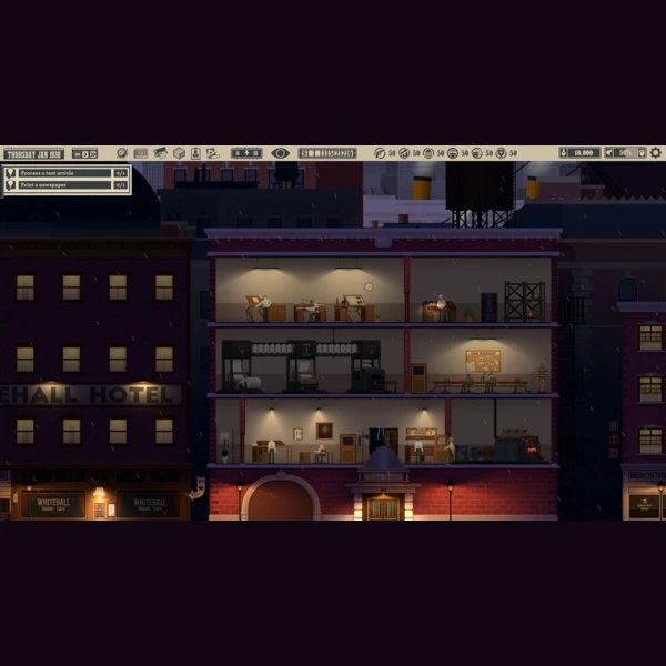 Twin Sails Interactive News Tower