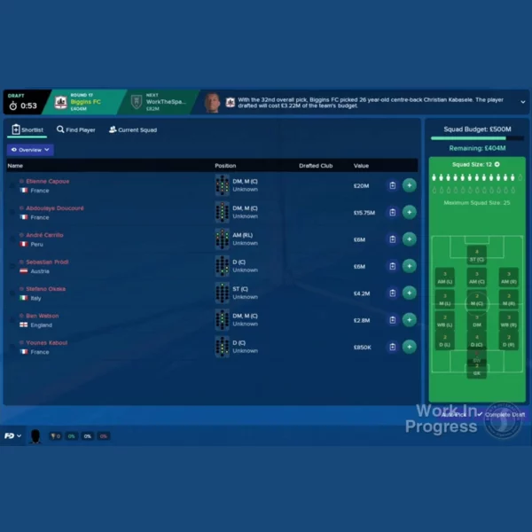 Sega Games Football Manager 2018