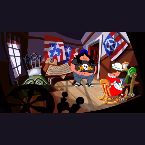 Double Fine Productions Day of the Tentacle Remastered, tetris