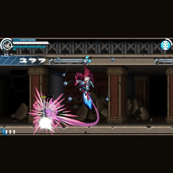 Inti Creates Gunvolt Chronicles: Luminous Avenger iX 1+2 Dual Collection, Azure Striker Gunvolt