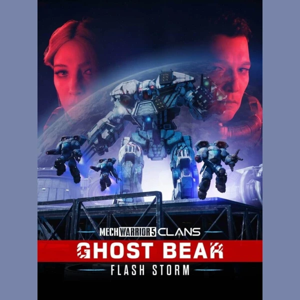 Piranha Games Mechwarrior 5: Clans - Ghost Bear Flash Storm, BattleTech