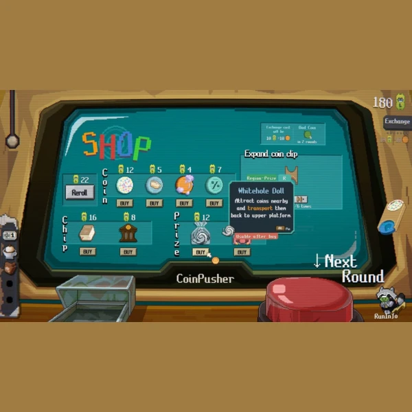 Playstack Raccoin: Coin Pusher Roguelike